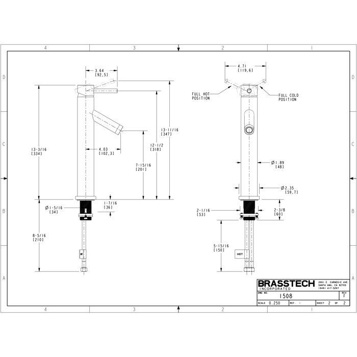Newport Brass East Linear Vessel Sink Faucet Bathroom Faucet Wayfair